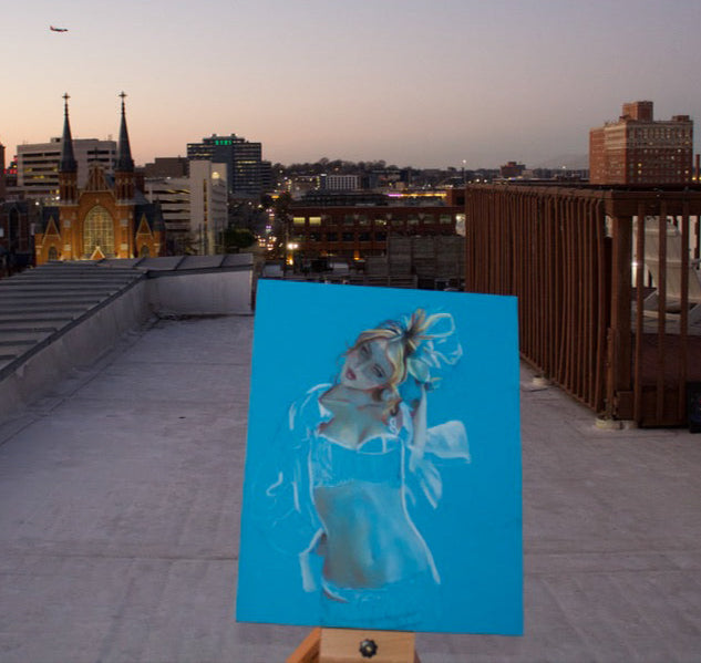 Sapphire Siren Original Artwork