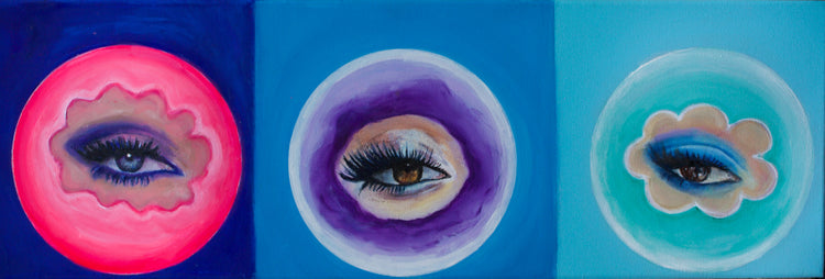 Optic Shock Series Electra Print Original Artwork