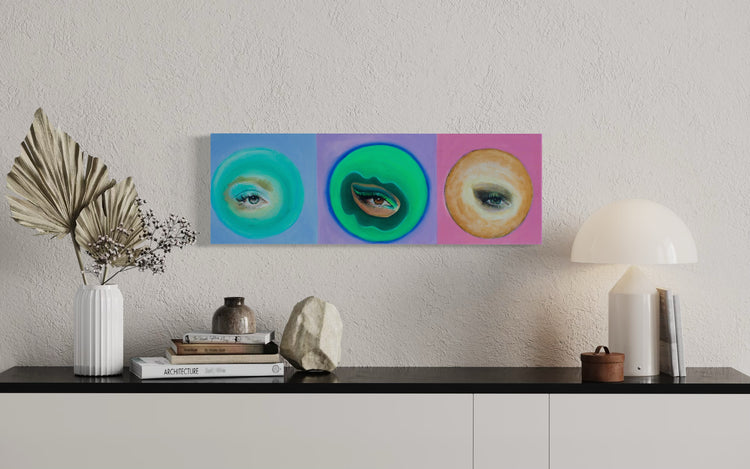 Optic Shock Series Starry Eyed Original Artwork