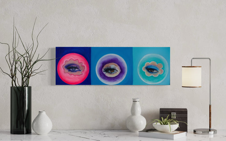 Optic Shock Series Electra Print Original Artwork