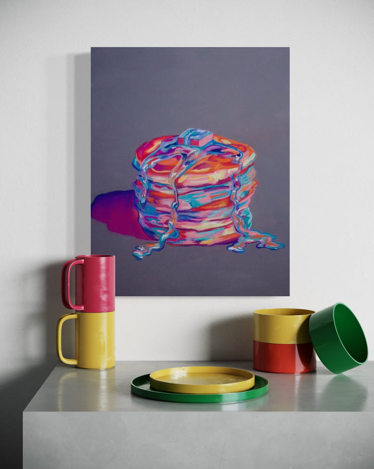 Rainbow Breakfast Canvas