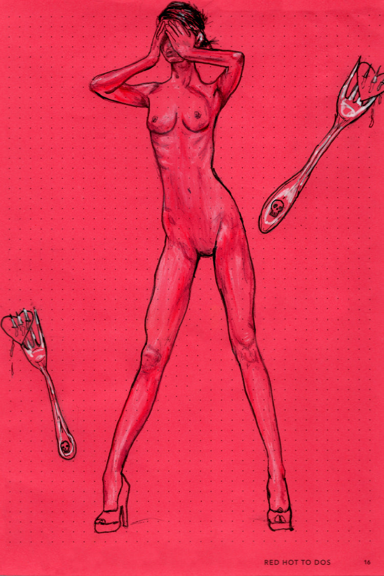 Starve Series Scarlet Surrender Print