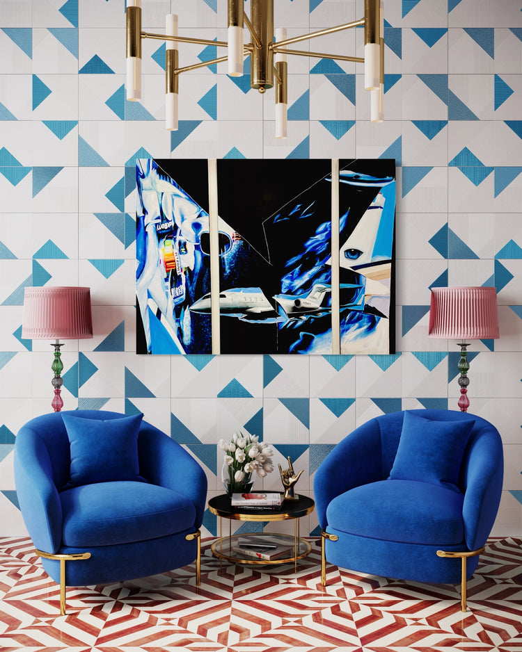 Turbulence Printed Canvas