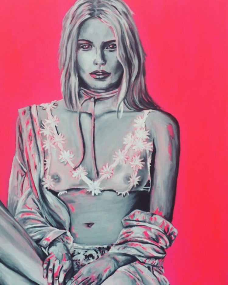 Lingerie Series Poppy Print