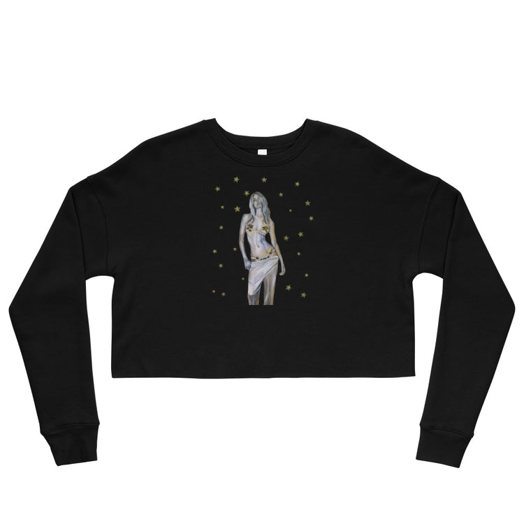 Star girl crop sweatshirt