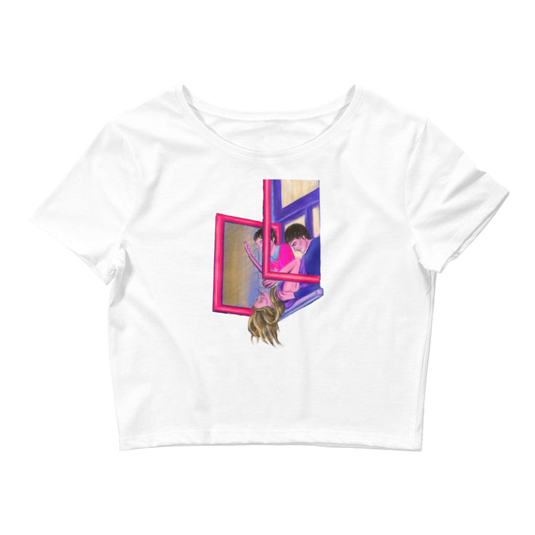just hangin Crop tee