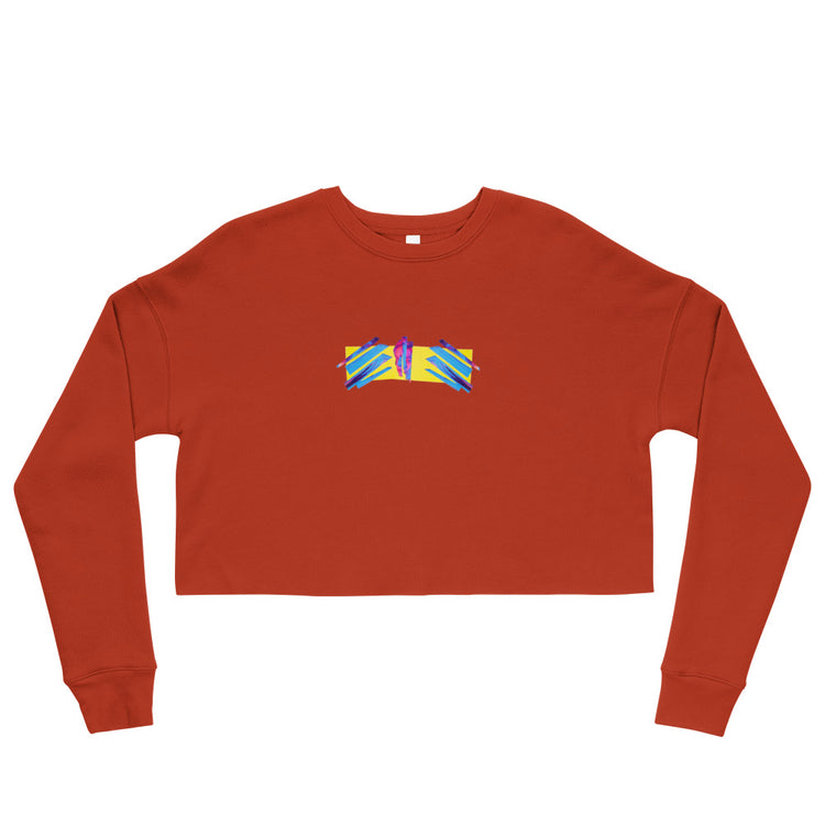 Fragments Crop Sweatshirt