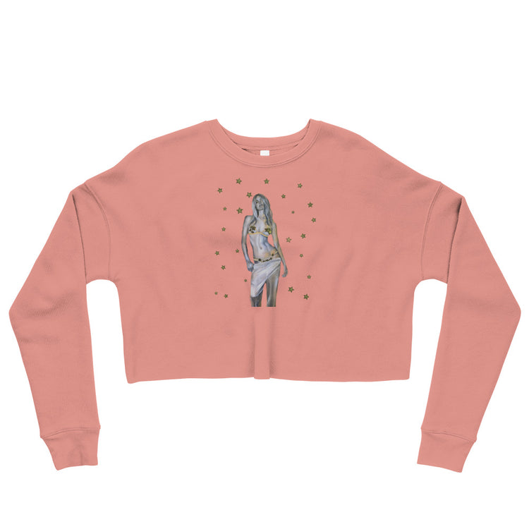 Star girl crop sweatshirt