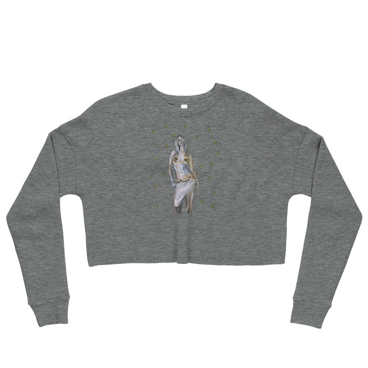 Star girl crop sweatshirt