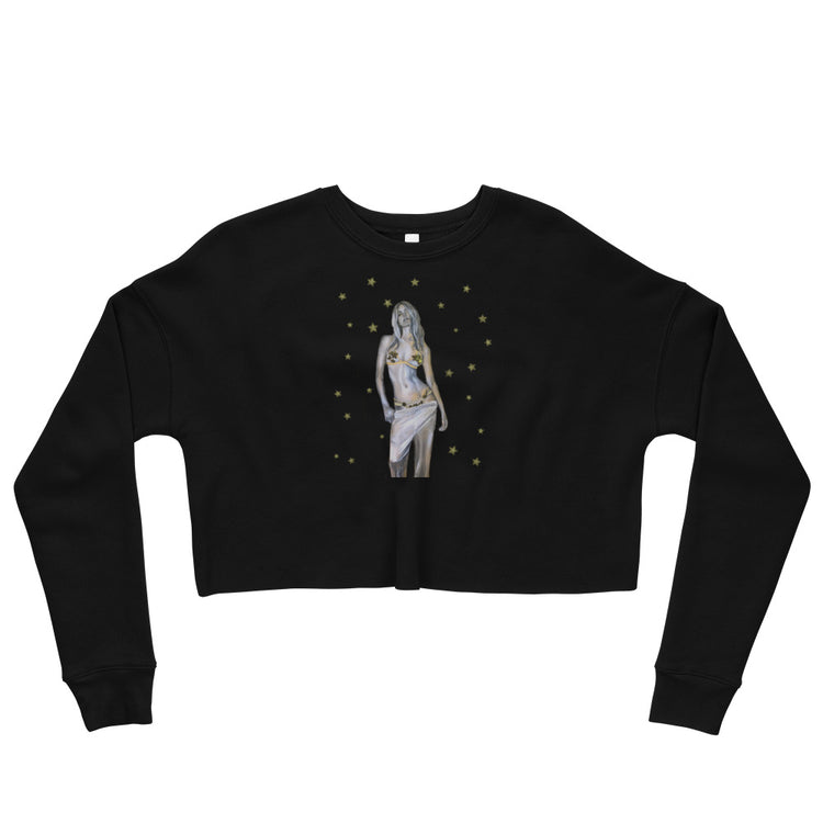 Star girl crop sweatshirt