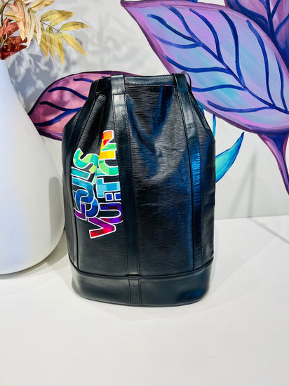 louis vuitton backpack epi radonne Custom Louis Vuitton Epi Randonnée Backpack