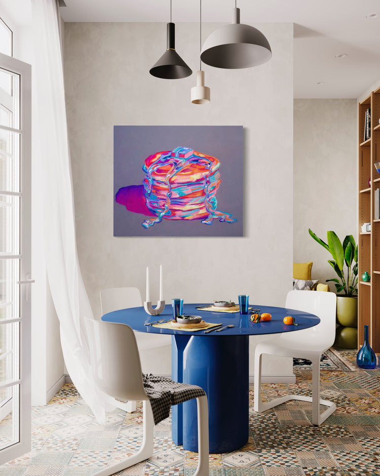 Rainbow Breakfast Canvas