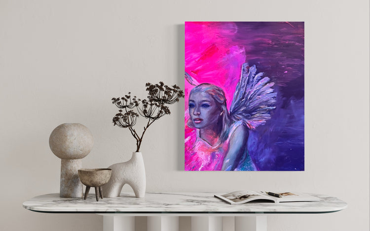 Neon Juliet Printed Canvas