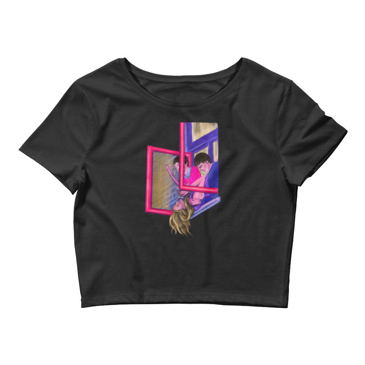 just hangin Crop tee